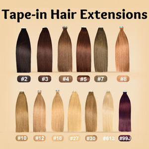Extensiones de Cabello Humano Virgen Vietnamita 100% Natural con Cinta Adhesiva PU, Liso, Doble Trama, 50g, Extensiones de Cinta, Cabello Real al <span class=keywords><strong>por</strong></span> Mayor - Product Image 5
