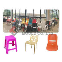 Moule d'injection plastique personnalisé Mobilier de maison chaise moule moulage fabricant de conception Taizhou