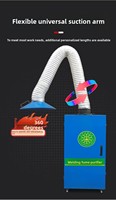 Nouveau système mobile d'extraction des fumées de soudage avec construction en acier au carbone haute efficacité et collecteur de poussière