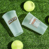Vasos de Plástico Transparente Desechables Personalizados con Tapas, Recipientes para Bebidas, Juego de Vasos Pequeños Elegantes para Jugo