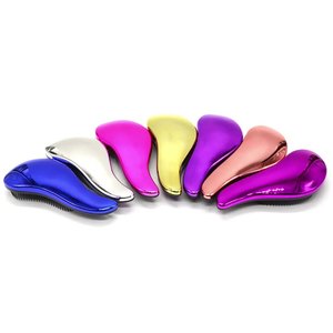 Wholesale Antistatic Brush Winding <b>Shower</b> Wet Hair Curly Salon Hairdressing Tool Special for Real Wigs - Product Image 2