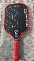 Raquette de pickleball en fibre de carbone givrée à texture tissée T700, monobloc, style identique aux grandes marques, épaisseur 16, 250g, professionnelle