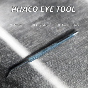 Phaco Chopper à pointe angulaire à 45 degrés, Nagahara Chopper, bord de 1,5 mm |   Instruments ophtalmiques réutilisables en titane par Blush Surgical - Product Image 2