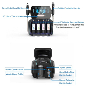 Appareil facial portable à bulles d'hydrogène en ABS, jet d'oxygène, peeling <span class=keywords><strong>non</strong></span> invasif, mésothérapie, nettoyage en profondeur, anti-âge, beauté en salon - Product Image 5