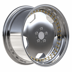 Jantes forgées sur mesure Viaol 2 pièces 18x8.5 18x10 19x10.5 5x112MM Argent Aero 5 trous compatibles avec Mercedes <span class=keywords><strong>R129</strong></span> SL500 <span class=keywords><strong>SL600</strong></span> - Product Image 2