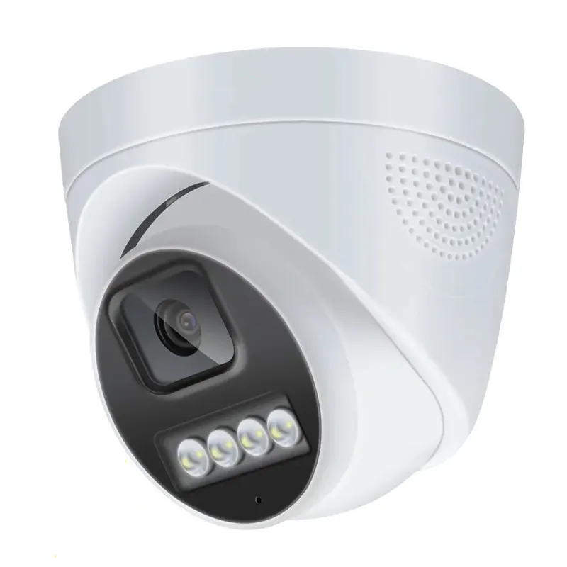 ICsee 8MP כיפת poe מצלמה דו כיוונית אודיו Cctv 2.8 מ""מ ראיית לילה Poe 5mp מצלמת אבטחה כיפת מצלמה פנימית רמקול מובנה