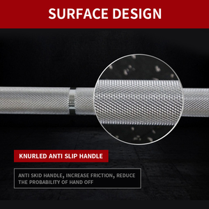 ZJFIT, venta al por mayor, barra de pesas de acero cromado de 2,2 m y 20kg para equipo de gimnasio de entrenamiento de fuerza de levantamiento de pesas - Product Image 4