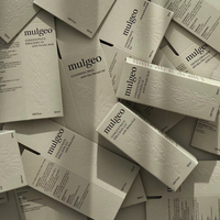 Boîte en papier rigide, imperméable, écologique, recyclée, gaufrée, mate, personnalisable en taille et couleur, pour produits cosmétiques et articles ménagers.