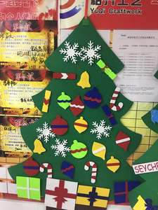 2024 <span class=keywords><strong>bricolage</strong></span> feutre arbre <span class=keywords><strong>de</strong></span> noël ornement à la main pâte jeu pour enfants <span class=keywords><strong>maternelle</strong></span> décor à la maison arbre <span class=keywords><strong>de</strong></span> noël artisanat jouets cadeaux <span class=keywords><strong>de</strong></span> noël - Product Image 2