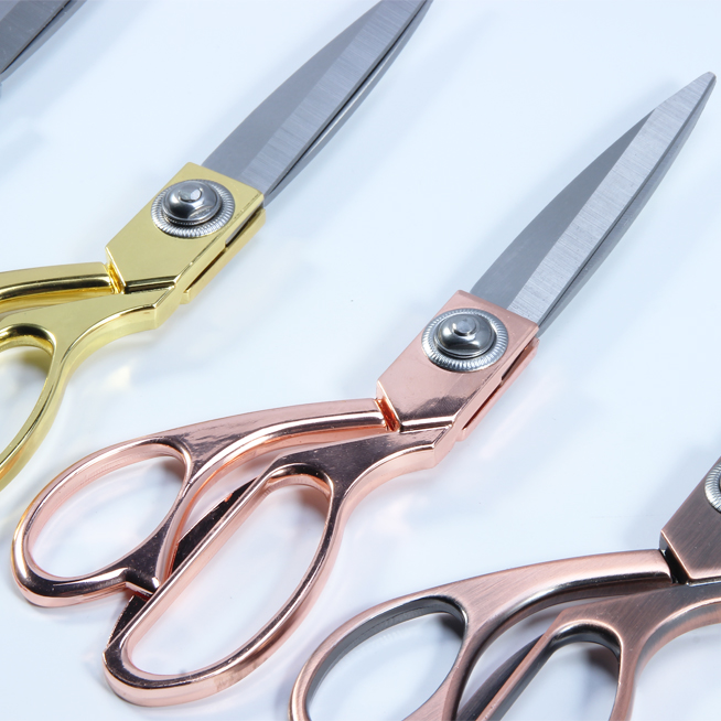 Лидер продаж на Amazon, высокопрочные портновские ножницы из нержавеющей стали с позолотой 8,5 дюйма 9,5 дюйма 10,5 дюйма для офиса и дома