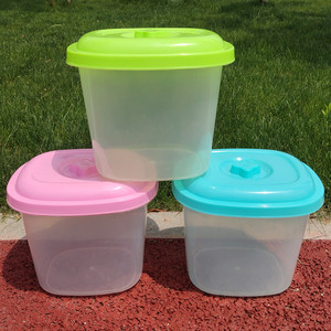 Transparent Rice Storage Bucket 6L Rectangle <b>Plastic</b> With Lid Sealed For <b>Kitchen</b> Grain Storage - Product Image 1