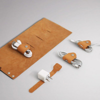 Estuche Organizador de Cables de Algodón y Lino Personalizado, Protector de Cables para Auriculares y Cargadores, Compartimentos para Equipos Digitales 3C