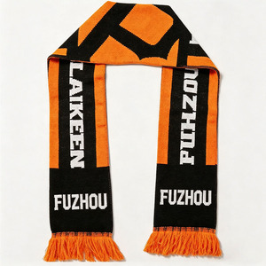 Écharpe personnalisée avec logo des clubs de football du monde entier, double face, tricotée, souvenir, jacquard - Product Image 6