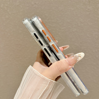 Casing HP Metal Holder 360 Grosir untuk Samsung A17 A57 A16 S23 S24 S25 S26 Ultra, Pengisian Daya Magnetik Nirkabel, Cover Transparan
