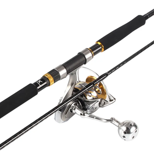 Canne à pêche Wildtrek Full <span class=keywords><strong>Fuji</strong></span> Parts Cross Carbon Sniper <span class=keywords><strong>XT</strong></span> Shore Jigging Rod Ocean Popping Rod 2.88m 96MH/H Pe 1-5 pour la pêche en mer - Product Image 1