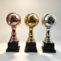 Trophées de jeu de football de haute qualité or argent cuivre grande taille plaques métalliques prix champion sport Souvenir coupe balle match jeu