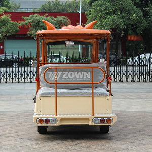 Autobús Turístico Eléctrico ZOWN de 14 Asientos, Diseño de Animales de Dibujos Animados, Color Naranja, Vehículo Turístico de Baja Velocidad - Product Image 2