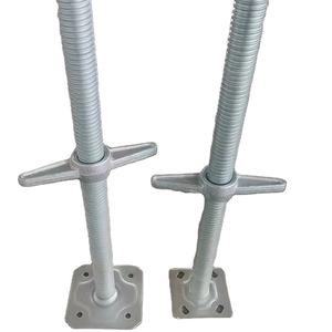 Plaque de base de sol réglable pivotante pour échafaudage, tube Q235 - Product Image 3