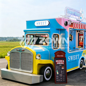 Chariot à desserts mobile couleur personnalisée avec lumières LED, chariot à pop-corn, chariot alimentaire avec machine à snacks, fourni directement par l'usine - Product Image 3
