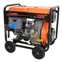 OEM Dijual Alternator Tembaga 100% Tipe Terbuka 7KW 7,5 KW 7KVA Portabe Lediesel Generator
