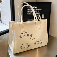 Sac fourre-tout en toile personnalisé avec motif vélo rétro, fourni par l'usine, réutilisable pour l'école, les événements sportifs, les voyages en plein air
