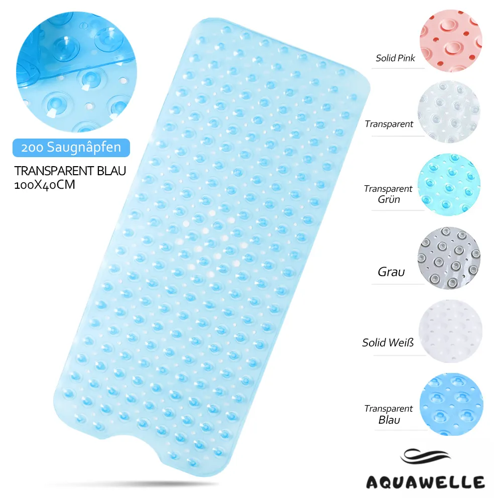 custom Bathroom Products massage function PVC non-slip bathtub Bath Mats with suction cups