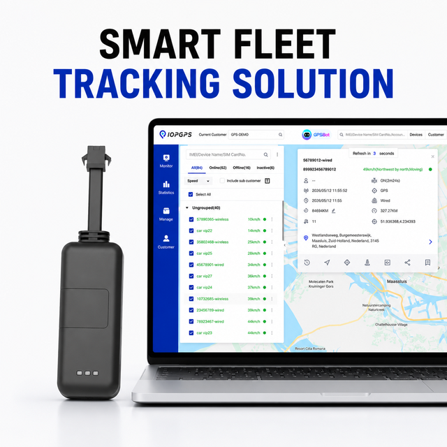 TY04 Smart 4G GPS Tracker Accurate Positioning Instant Alerts Real Time Tracking