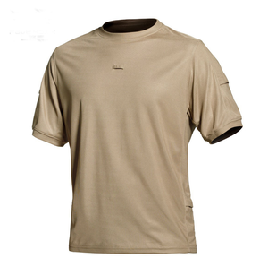 Camiseta Táctica Ligera y Transpirable de Manga Corta con Cuello Redondo para Hombre, de Secado Rápido, Estilo Waffle, para Senderismo y Actividades al Aire Libre, DFT02, Venta al Por Mayor - Product Image 3