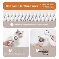 BPlus 2026 Nouvelle Brosse Pulvérisatrice pour Animaux – Outil de Toilettage pour Chat – Massage, Élimination des Poils Volants et Brosse à Aiguilles pour Poils Flottants