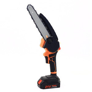 Motosierra Eléctrica de 21V y 6 Pulgadas con Motor sin Escobillas, Batería de Litio Recargable, Herramienta para Podar Jardines y Cortar Madera - Product Image 5