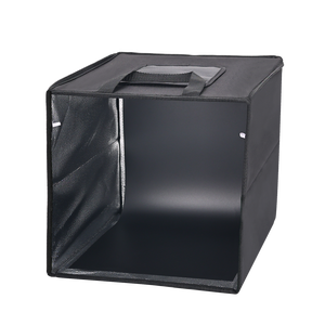 Boîte à lumière portable pliable de 40 cm en acrylique avec fond noir, tente de prise de vue, studio <span class=keywords><strong>photo</strong></span>, charge USB LUXCEO - Product Image 5