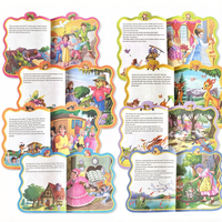Livre de contes de fées classiques - Couverture rigide, grand format, expérience de lecture charmante, livres d'histoires pour enfants en anglais