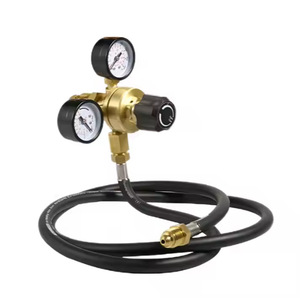 Mini-régulateur de pression en cuivre pour argon et CO2, 0-15 PSI, pour machines à souder - Product Image 5