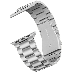 Nueva Correa de Reloj de Acero Inoxidable de Lujo OEM para Negocios, Correa de Tres Ejes para <span class=keywords><strong>Apple</strong></span> <span class=keywords><strong>Watch</strong></span>, Accesorios para Reloj, Duradera - Product Image 5