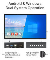 65 75 85 98 pouces 4K Windows écran tactile tableau blanc intelligent panneau interactif Dlassroom Smartboards pour l'école