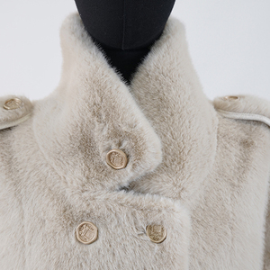 <span class=keywords><strong>Veste</strong></span> d'hiver chaude pour femme sur mesure, manteau en fausse <span class=keywords><strong>fourrure</strong></span>, <span class=keywords><strong>veste</strong></span> longue en fausse <span class=keywords><strong>fourrure</strong></span> de haute qualité pour femme - Product Image 4