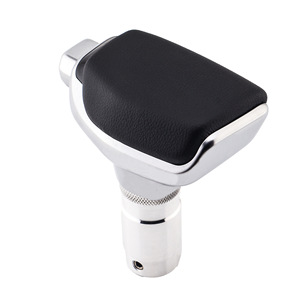 Universal Leather Gear <b>Shift</b> <b>Knob</b> Ergonomic Design For Hyundai Kia Automatic Transmission Car Fitment - Product Image 1