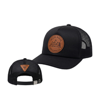 Casquette Trucker en Mousse à 5 Panneaux avec Patch en Cuir Gaufré Personnalisé OEM ODM Unisexe de Qualité Supérieure – Fournisseur d'Usine