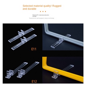 POP Advertising <strong>Frame</strong> Card Holder Price Tag <strong>Display</strong> Accessories Plastic <strong>Hook</strong> - Product Image 4