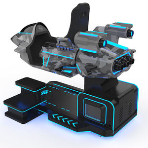 Avion et hélicoptère de PC en métal de simulateur de vol de la rotation 360 commerciale 9D VR pour l'utilisation de centre commercial de divertissement à la maison d'intérieur - Product Image 3