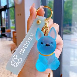 3D Creative Cute <b>Dog</b> Shape Key Chain <b>Keyring</b> Pendant Transparent Clear Crystal <b>Dog</b> Keychain - Product Image 5