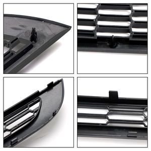 Areyourshop 2 pièces noir brillant nid d'abeille maille pare-chocs avant pour <span class=keywords><strong>Mini</strong></span> Cooper R50 R52 <span class=keywords><strong>R53</strong></span> 2002-2006 Racing Radiator Grille - Product Image 5