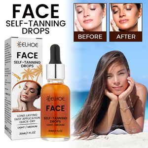 Siero Abbronzante Viso EELHOE Naturale alla Moda Color Grano Idratante e Abbellente per la Pelle Liquido Senza Sole per Uso Domestico - Product Image 2