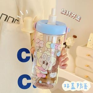 Little Tea Diary Water Bottle With Straw Bpa Free For Children Back To School - Product Image 3