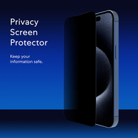 Emballage de téléphone automatique anti-poussière anti-espion protecteur d'écran en verre trempé outil d'installation facile