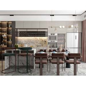 New Technology Customized Premium Classic Luxury <b>Kitchen</b> Cabinets With Island Plywood Modular <b>Kitchen</b> Cabinet - Product Image 3