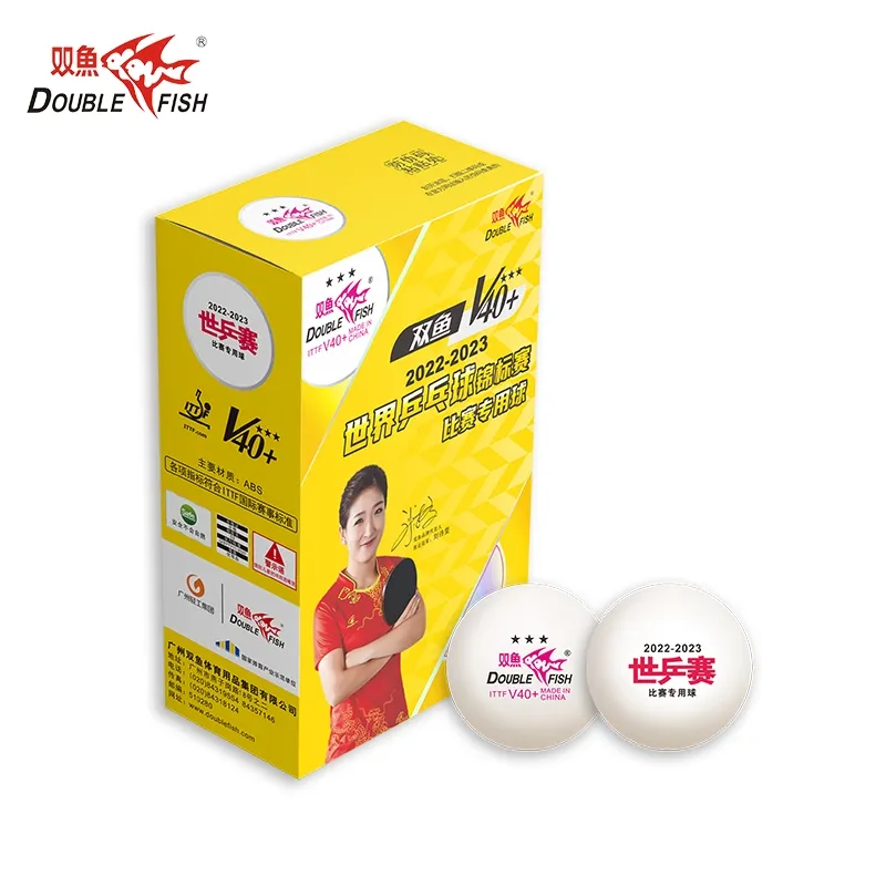 Factory WTT Official Ping Pong Balls 40mm V40+ Durable Table Tennis Balls For Competition