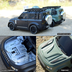 Xe điều khiển từ xa địa hình Land Rover 49Mhz 4 kênh 1:22 mới về, kèm trạm sạc, đồ chơi điều khiển từ xa năng lượng mới, đồ chơi sở thích - Product Image 3