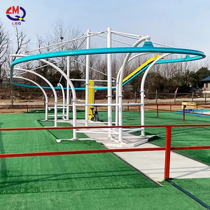 Equipo personalizado para niños, aventura, parque de juegos al aire libre, Montaña Rusa, tirolesa, <span class=keywords><strong>bicicleta</strong></span> sin alimentación, equipo de tirolesa para niños - Product Image 3