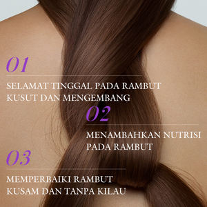 <span class=keywords><strong>Masque</strong></span> capillaire nourrissant en profondeur au collagène certifié Bpom KORMESIC 500ml, marque privée, OEM personnalisé, pour des cheveux lisses et une réduction des frisottis - Product Image 3